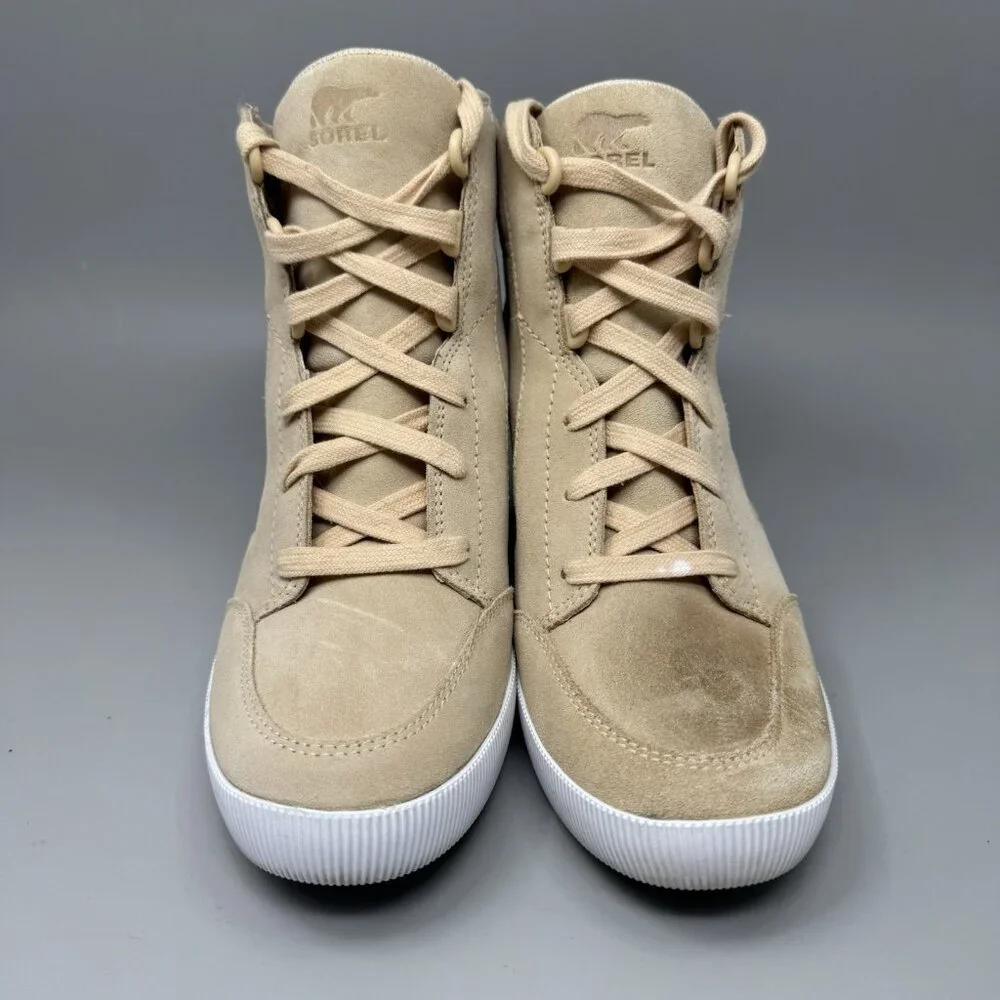 Sorel Out N About Wedge Bootie Nova Tan Beige NL4913-260 Women's Size 9